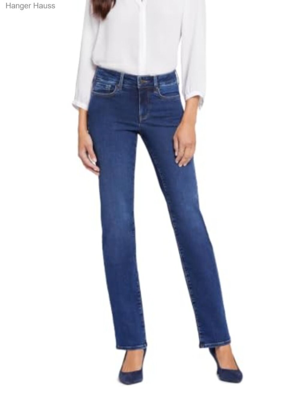 Petite Marilyn Straight Leg Jeans Lift Tuck Stretch Denim